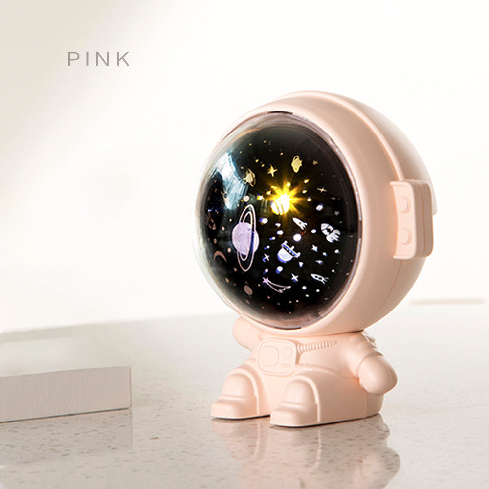 Galaxy Star Projector Starry Sky Night Light Астронавт Lamp Room Decr Gift Child Kids Baby Christmas Spaceman Projection